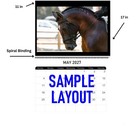 The Art Of Horses Equine Portraits 2027 Horse Wall Calendar Equestrian Art Gift