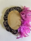 Venetian Masquerade Wall Mask Embellished With Feathers Beads Mardi Gras
