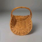 Large Vintage Wicker Log Basket