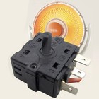 3pin 5pin Heater Switch For Oil Filled Radiator Plastic 16a 250v Power Control