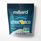 Milliard Citric Acid 100  Pure Food Grade Non-gmo Project Verified 4 Ounce