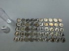  50   1959-1964  Us Mint Silver Roosevelt Dimes   1 Roll   All Bu ms Coins    