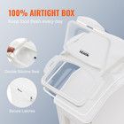 Ingredient Storage Bin  2 X 15l Dispenser Bin With 2 Measuring Cups  Attachable