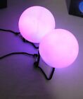 Led Poi Balls Pair - Flow Arts - Beginners - 6 Modes  Rave  Light - Sturdier 
