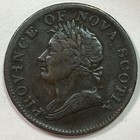 1832 Nova Scotia Half Penny Token Choice Very Fine Vf  Coin  20028