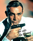James Bond Photo   Sean Connery Autographed 8 X 10   Upgrade signed Gold Finger