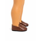 Brown Slip-on Loafers Shoes 18  Doll Clothes That Fits American Girl Dolls