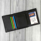 Concealed Carry Badge Case Holder Men s Leather  Wallet Police Badge Security