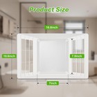 S97013662 Broan Nutone Bathroom Fan Cover Grille Lens Kit Fits 655 656 657 695