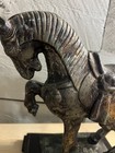 Vintage Bronze Chinese Tang Dynasty Horse Statue