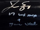 George Springer Astros Signed   Inscribed  17 Ws Mvp   game Used  Bat - Mlb