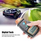 Digital Tachometer Laser Photo Non Contact Rpm Tach Meter Motor Speed Gauge