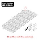 Drive Chain   Sprockets For Kawasaki Ex650 Ninja 650 2012-23  520 Pitch 114 Link