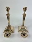 Vintage Sterling Silver Tiffany co  George Iii Candlesticks - Monograms 12  Tall
