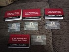 Caesars Emperors Club Blank Cards Vintage Las Vegas Lot Of 4