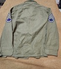Vintage Us Army Og-108 Green Wool Field Shirt Jacket Size S Korean War 1950s  