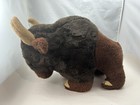Dakin Vintage Large Buffalo Bison Plush Pillow Pets Brown 1970s Stuffed Animal