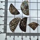 A5  Interesting Group Of Medieval Hammered Silver Cut Coins - Provenance  f lim 