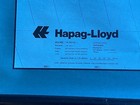 Vintage Hapag Lloyd Shipping Wall Map 1980 Printed Berlin Ravenstein Verlag