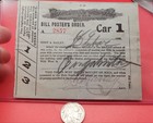 Very Rare 1908 Buffalo Bill s Wild West Show Admission Ticket Entrance Slip Rare
