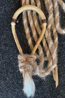 Nice Kathy s Show Tack Handmade 5 8  Rawhide Complete Hackamore Rig