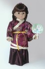 Chinese Dress   Japanese Kimono Sew Pattern For 18  American Girl   Slim Dolls
