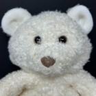 Vintage Eden Cream White Teddy Bear Plush Brown Nose Curly Sherpa 11  Stuffed 