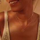 Cat Necklace For Women Gold Open Meow Head Pendant Dainty Chain 14k Gold Plated