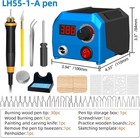 Lh55-1 Wood Burning Kit wood Burning Tool digitally Adjustable Temperature Wood