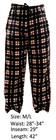 New Mens Flannel Fleece Pajama Pant Lounge Pants Black Red White M l