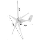 1200w Wind Turbine Generator Kit 5 Blades Windmill Dc 12 24v Charger Controller