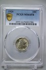 1926 Mercury Dime 10c Pcgs Ms64fb  1586