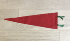 Alliance Nebraska Let er Buck Red Felt Pennant Banner