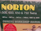 Vintage Norton Motorcycle 500 600 650 750 Twins Owners Workshop Manual Haynes