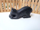 Vintage Cast Iron Cat Bank  Kitty  Kitten  Coin  Still Bank  Cute Decor  Ac Wms 