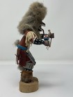 Brown Wolf Kachina Doll 1990s Vtg Real Fur Unsigned Likely Sterling Morris
