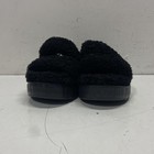 Ugg Fluff Yeah Slide Black Sheepskin Women s Slipper Sandals Size 6