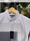 Ralph Lauren Men s Solid Long Sleeve Oxford Shirt Medium Slim Fit Purple