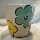 Vintage Mid Century Pottery Planter Retro 60 s 70 s Flower Power Mcm Glazed