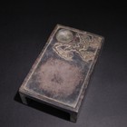 Antique Chinese Duan Inkstone Hand Carving Bird On Tree Ink Stone  zhangjia 
