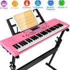 61-key Electronic Piano Music Keyboard W stand Toddlers Kids Christmas Gifts