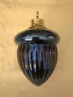 Acorn Lightning Rod Pendant  Cobalt Blue 