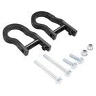 1pair Tow Hooks For Chevrolet Silverado Gmc Sierra 1500 07-19 Black  84072463