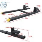 4000lbs Quick Attach W  Stabilizer Bar 60  Tractor Clamp On Pallet Forks Bucket