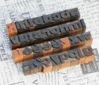 A-z Alphabet 0 71  Letterpress Wooden Printing Blocks Wood Type Vintage Printers