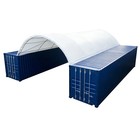 40x20x6 5ft Single Truss Heavy Duty Pvc Fabric Container Shelter Canopy Building