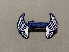 Bigheaddash X Bonez Brimz Forever Skeleton Wings Batter Man Blue Hat Pin Glows