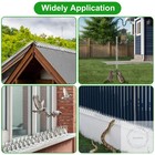5 Pack Stainless Steel Squirrel Spikes For Bird Feeder  5 Ft Squirrel Spikes For