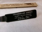 Vintage Chamberlain Agency Dubuque  Ia Advertising Letter Opener Staple Remover