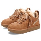 New ugg Lowmel Women Shoes Suede Canvas High Top Sneakers Chestnut Us 6 7 8 9 10